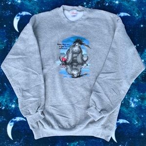 Vintage Disney Eeyore Sweatshirt CrewNeck